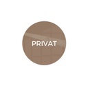 Toiletskilt - Privat, Ø10 cm, aluminium, brun, Securit, (1 stk.)