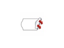 Etiket, Meto, 22x12mm, hvid, permanent, 1000stk/rul, (6 ruller.)