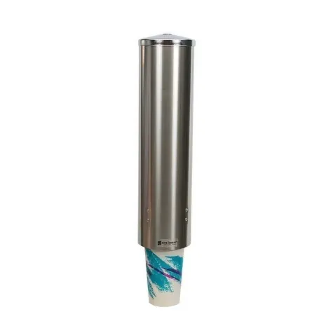 Kopdispenser til Ø82-98 mm drikkebæger, 40 cm, stål, (1 stk.)