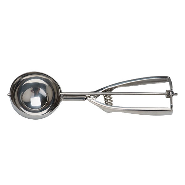 Iskugleske med fjeder, 7cm, rustfrit stål, (1 stk.)