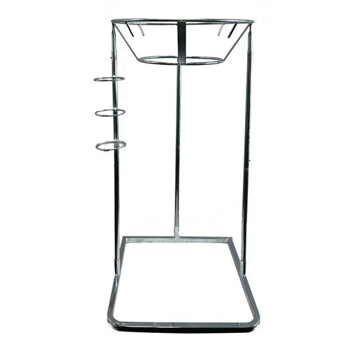 Affaldsstativ med rulleholder til returplast sække, 240L, metal, (1 stk.)