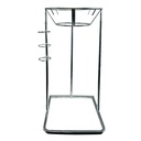 Affaldsstativ med rulleholder til returplast sække, 240L, metal, (1 stk.)