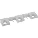 Vægophæng til redskaber, 42x8,7x4,8cm, hvid, PP/TPE, 5 redskaber, Vikan 10115, (1 stk.)