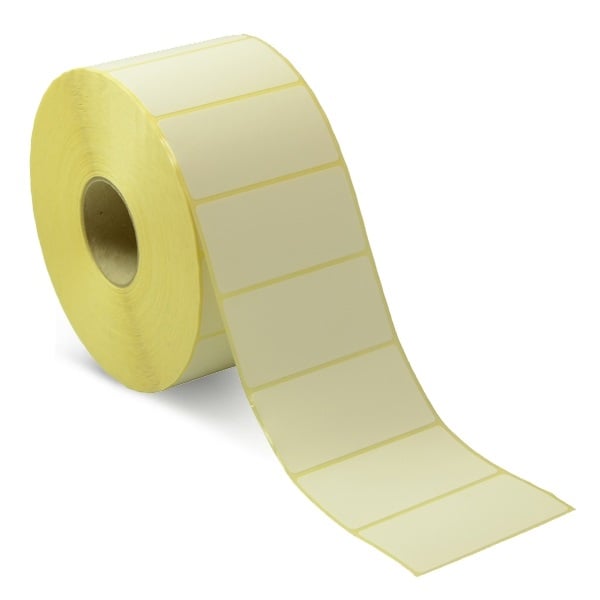 [23078] Thermo-etiket, Premium, på rulle, permanent lim, 80x40 mm, (1.000 stk.), (1 stk.)