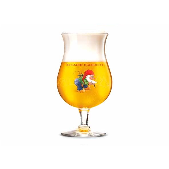 Ølglas på stilk, 33cl, La Chouffe, (1 stk.)