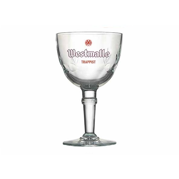 [23087] Ølglas på stilk, 33cl, Westmalle, (6 stk.)