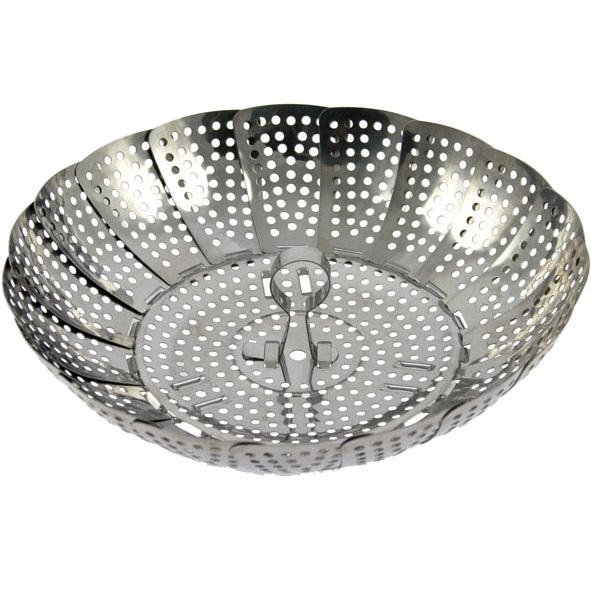 [23178] Dampindsats til gryde, grøntsagsdamper, Ø23cm, rustfrit stål, (1 stk.)