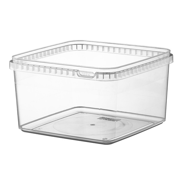 [23197] Condibøtte, fryseegnet, GS-Basic, 19,2x19,2x11,2cm, 3000 ml, klar, CPP, 1-rums, tilhørende 23198, (12 stk.)