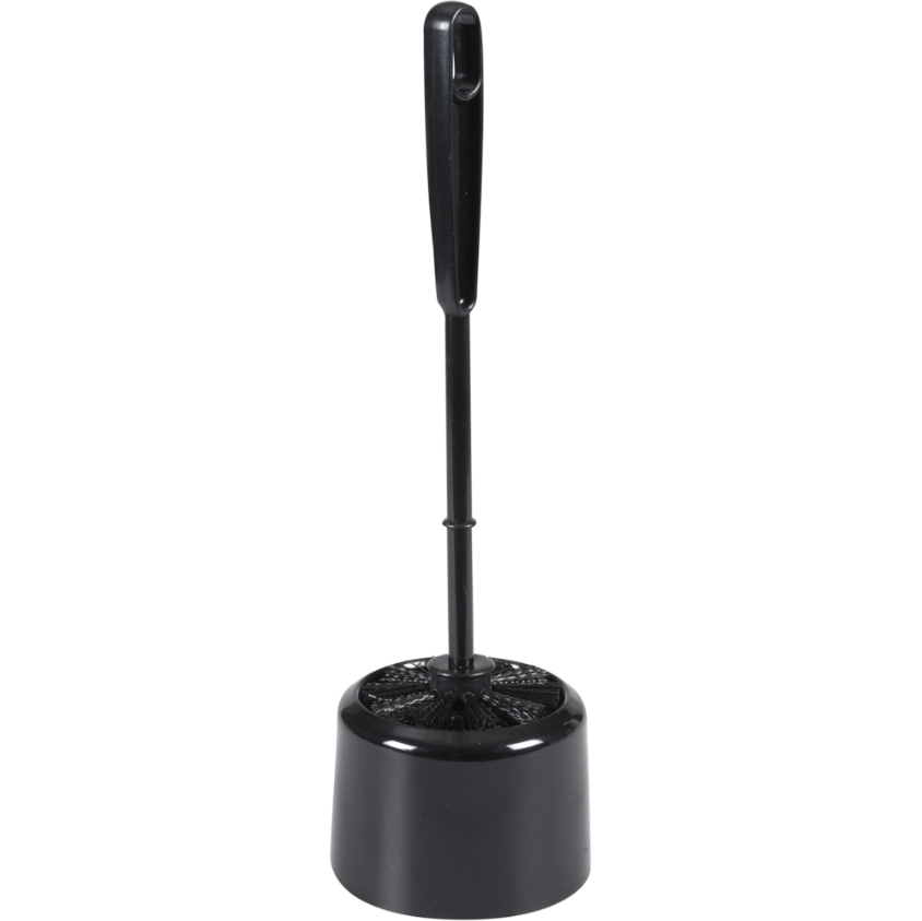 Toiletbørste, 35cm, Ø8cm, sort, PP, (1 stk.)