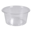 Dressingbæger, Ø7,5cm, 100 ml, klar, RPET, tilhørende 10207, (1.000 stk.) - Midlertidigt udsolgt - alternativ 10379 