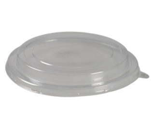[10203] Låg til salatskål, GS-Basic, Ø18,5 cm, klar, RPET, til 900 og 1100 ml skål, tilhørende 10202 og 10436, (300 stk.)