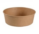 Salatskål, 1100 ml, 6,6cm, Ø18,5 cm, brun, pap/PE, tilhørende 10203 og 37075, GS-Basic, (300 stk.)