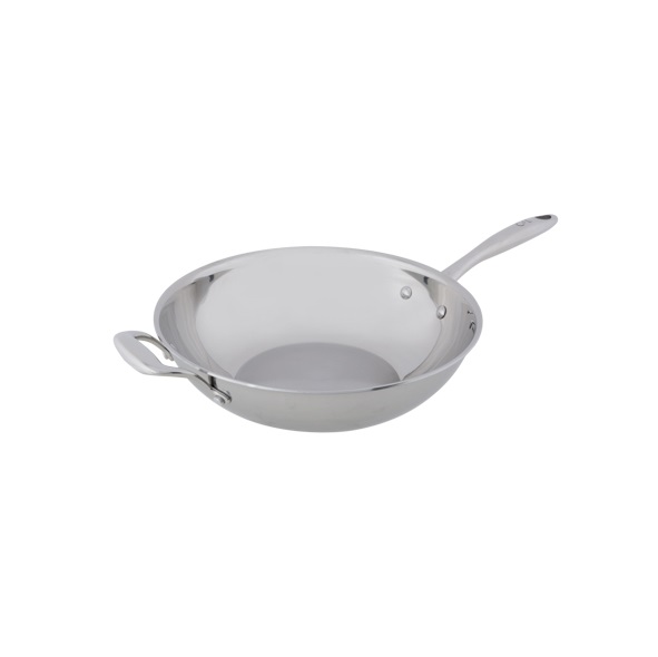 [27491] Wok pande, Ø30cm, rustfrit stål, alle varmeplader, CLASSIC, (1 stk.)