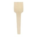 Voks-coated isspade, 7 cm, træ, (100 stk.) - Bemærk der 50x100 stk for bestilling af en kasse
