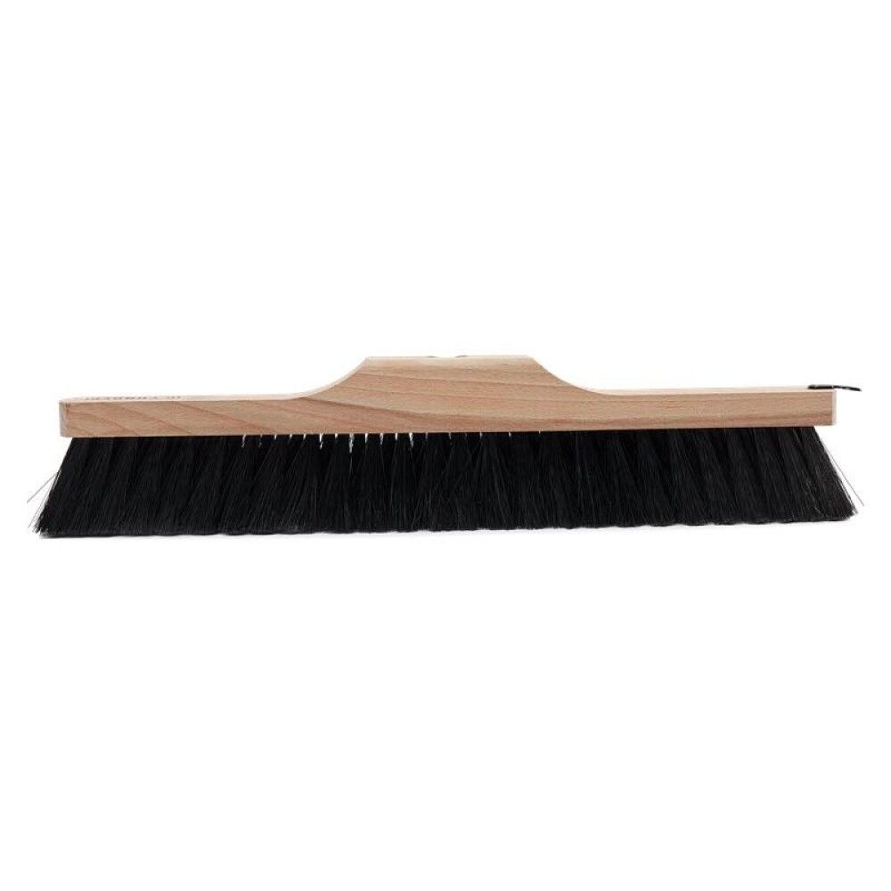 Fejekost, sort, træ, 40cm, medium børstehår, bemærk uden gevind, til træskaft, Ø2,5cm, (1 stk.)