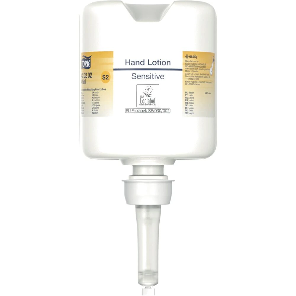 Håndlotion, Sensitiv, Premium, uden parfume, 475ml, S2, 420202, Tork, (1 stk.)
