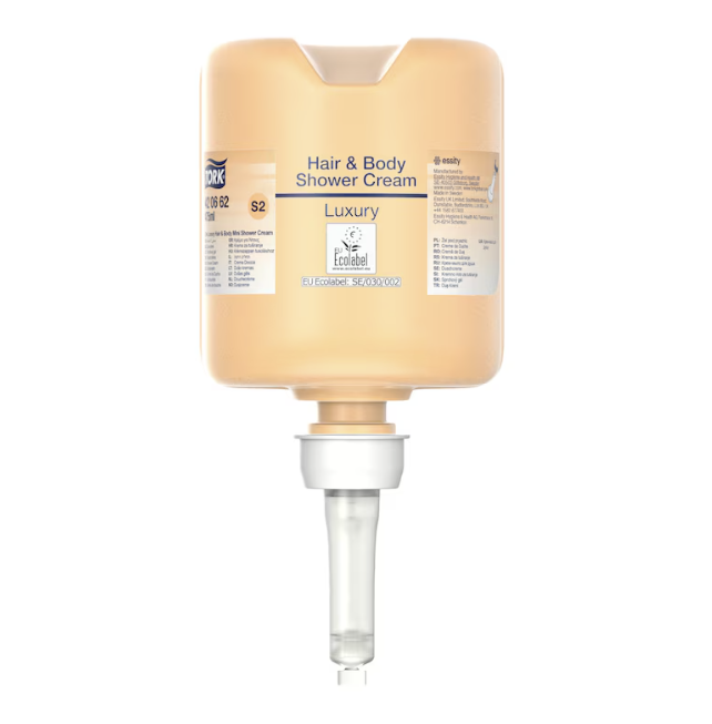 [27826] Hår & krop sæbe, Luksus, 475ml, S2, 420662, Tork, (1 stk.)
