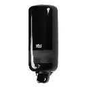 Sprit- & sæbedispenser, S1, 1000ml, Sort, 560008, Tork, (1 stk.)