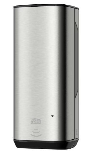 Dispenser til håndsprit, lotion og sæbe, sensor, S4, rustfri, 460009, Tork, (1 stk.)
