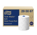 Håndklædeark på rulle, 150m, 2-lags, blød, Advanced, H1, 290067, Tork, Matic, (6 stk.)
