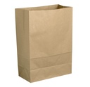 Brun papirspose uden hank, 15 L, 25x15x34cm, 70 gsm, kraft, (400 stk.)
