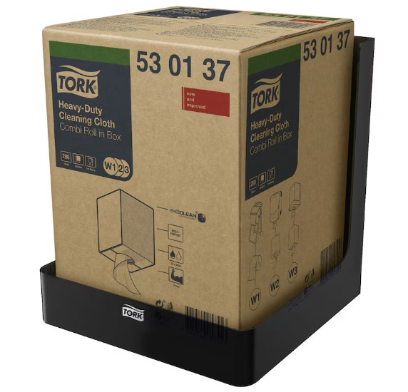 Papirdispenser til kombirulle i boks, W3, 207210, Tork, (1 stk.)