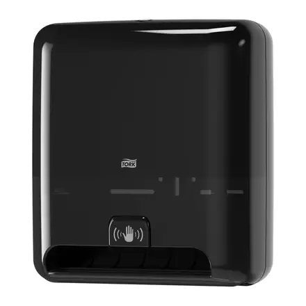 Papirdispenser til håndklæderulle, Matic, sensor, sort, H1, 551108, Tork, (1 stk.)
