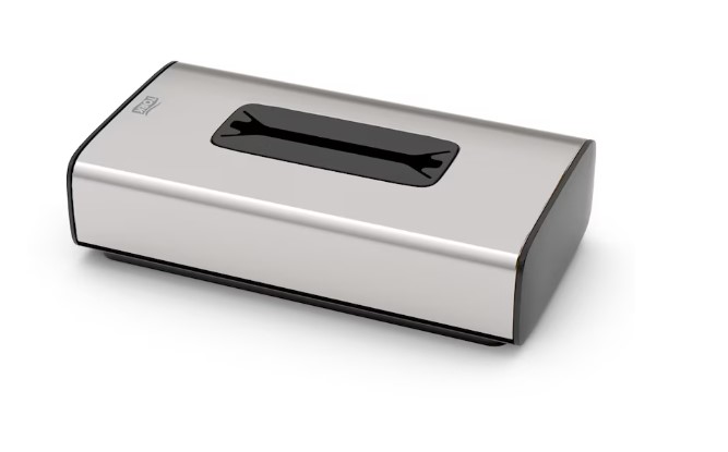 Dispenser til ansigtsservietter, metal, rustfrit stål, F1, Tork, 460013, (1 stk.)