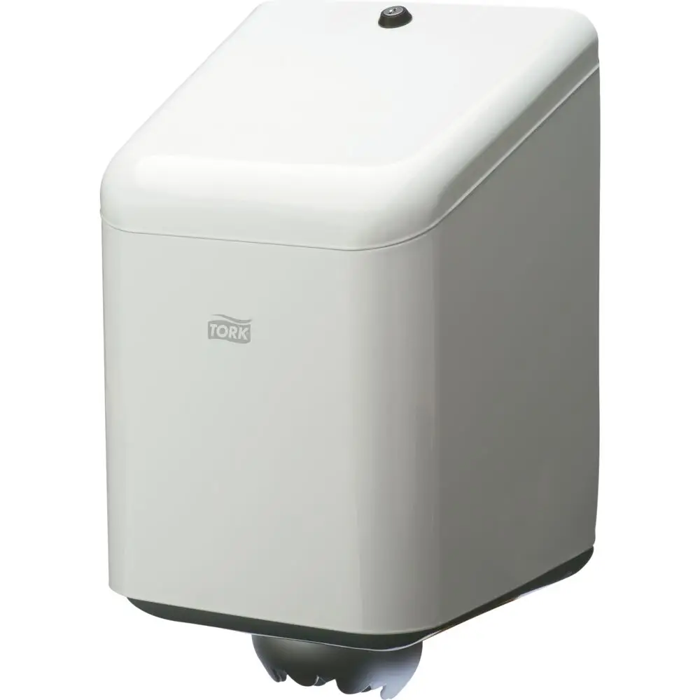 Papirdispenser, centerrulle, hvid/rustfri, M2, 202040, Tork, (1 stk.)