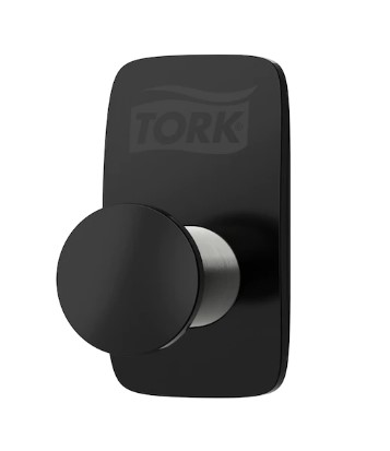 Vægkrog, Rustfri/Sort, 460014, Tork, (1 Stk.)