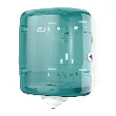 Papirdispenser t/ centerfeed ruller, reflex, turkis, M4, Tork 473180, (1 Stk.)