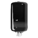Papirdispenser t/ centerrulle håndklæderuller, Mini, sort, M1, Tork 558008, (1 stk.)