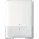 Papirdispenser til håndklædeark, Singlefold/C-Fold, hvid, H3, 553000, Tork, (1 stk.)