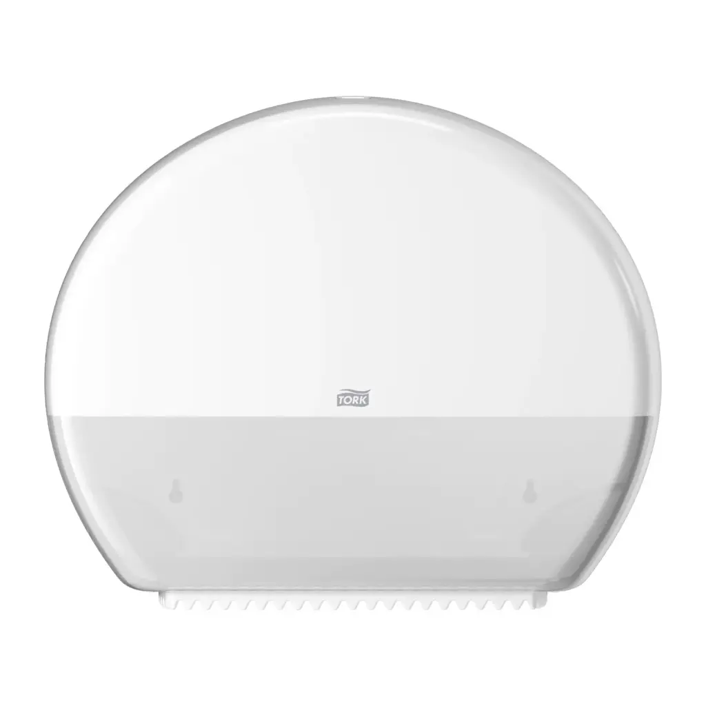 Papirdispenser til toiletpapir, Jumbo, hvid, T1, 554000, Tork, (1 stk.)
