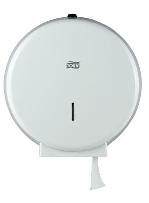 [28012] Papirdispenser til Jumbo toiletpapir, metal,  32,2x31,6x11,7cm, T1, 246040, Tork, (1 stk.)