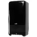 Papirdispenser til toiletpapir, Mid-Size, Twin, sort, T6, 557508, Tork, (1 stk.)