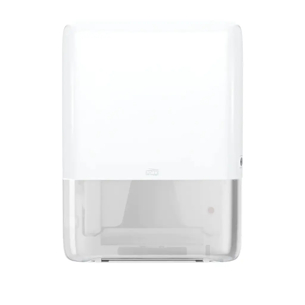 [28020] Papirdispenser t/ håndklædeark, Peakserve, Mini, Continuous, hvid, H5, 552550, Tork, (1 stk.)
