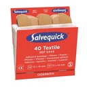Tekstilplaster, Salvequick, 6-pak, 6444, (6 pakker á 40 stk.)