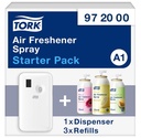 Luftfrisker, startpakke, A1, hvid, 972000 Tork, (1 stk.)