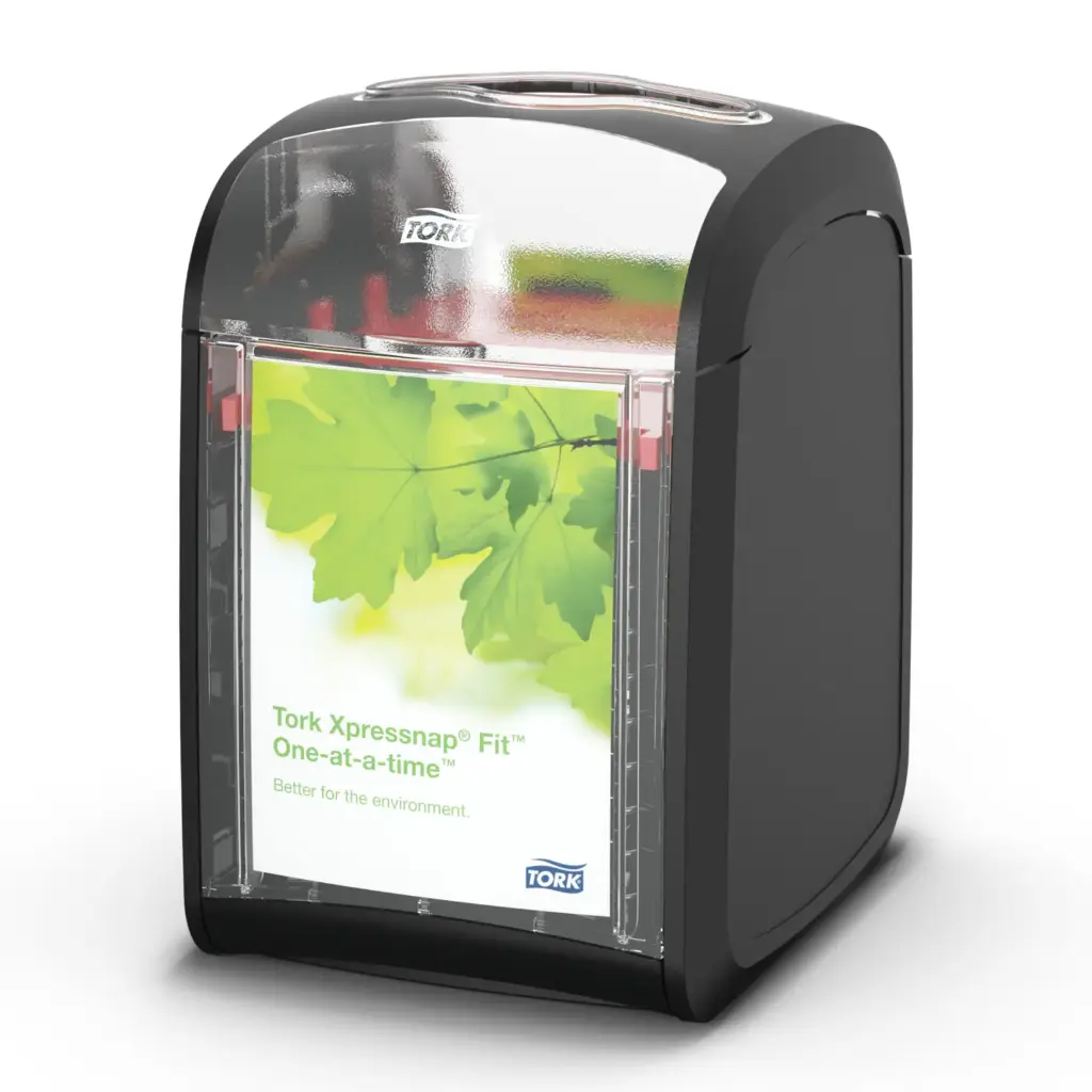 Servietdispenser, Xpressnap, Fit, Sort, N14, 272900, Tork, (1 Stk.)