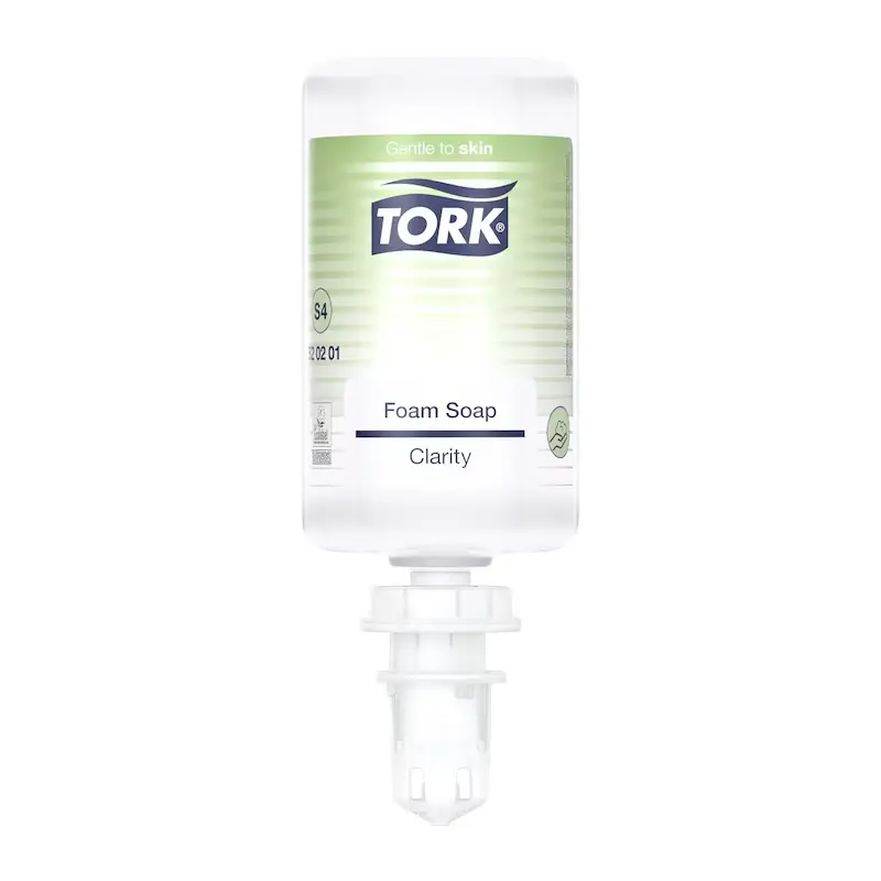 [28106] Skumsæbe, Clarity, S4, Uden Parfume, 0,4 ml Pr. Dosering, 1000ml, 520201, Tork, (1 Stk.)    