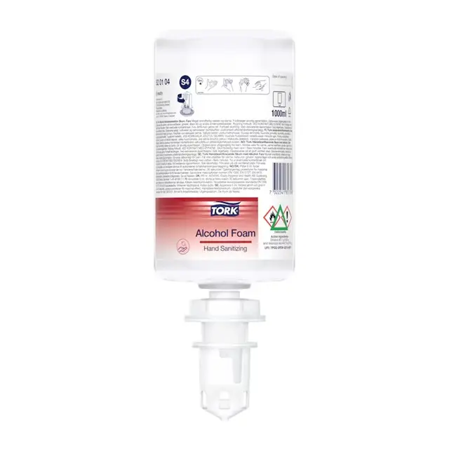 [28123] Hånddesinfektion m/ alkoholskum, S4, 950ml, 520104, Tork, (1 Stk.)