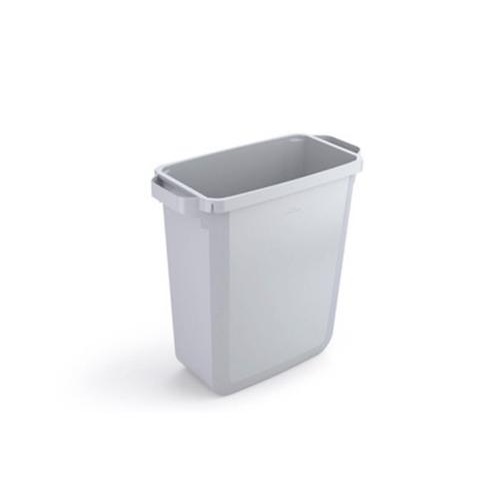 Beholder, 60 l, 59x28,2xH60cm, fødevaregodkendt, plast, grå, DURABLE DURABIN, (1 stk.)