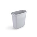 Beholder, 60 l, 59x28,2xH60cm, fødevaregodkendt, plast, grå, DURABLE DURABIN, (1 stk.)