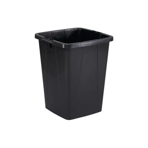 [28147] Affaldsspand, 90 l, 52x49xH61cm, plast, sort, DURABLE DURABIN, (1 stk.)