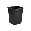 Affaldsspand, 90 l, 52x49xH61cm, plast, sort, DURABLE DURABIN, (1 stk.)