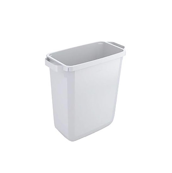 Beholder, 60 l, 59x28,2xH60cm, fødevaregodkendt, plast, hvid, (1 stk.)