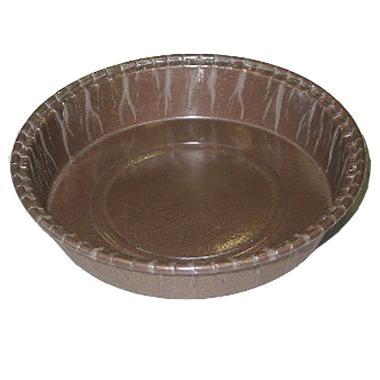 Kageform, Ø90/100x21mm, pap med PET, brun, (1400 stk.)