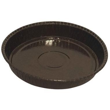 Kageform, Ø147/157x24mm, pap med PET, brun, (800 stk.)