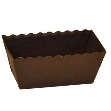 [28231] Kageform, Easy Bake, 80x40x40 mm, Karton med PET, brun, (1350 stk.)